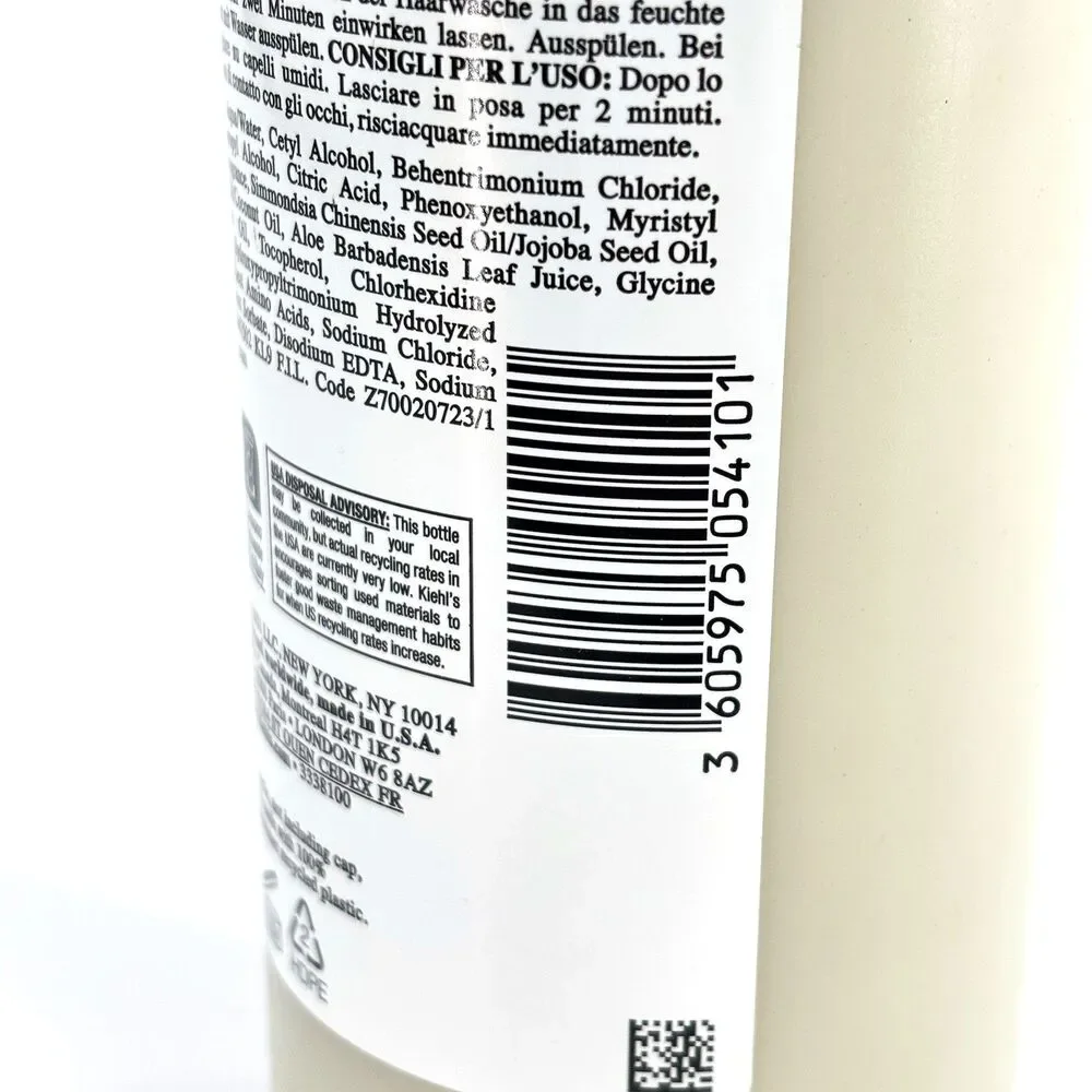 Kiehl’s Amino Acid Daily Conditioner 16.9 fl oz / 500 ml For All Hair Types NEW